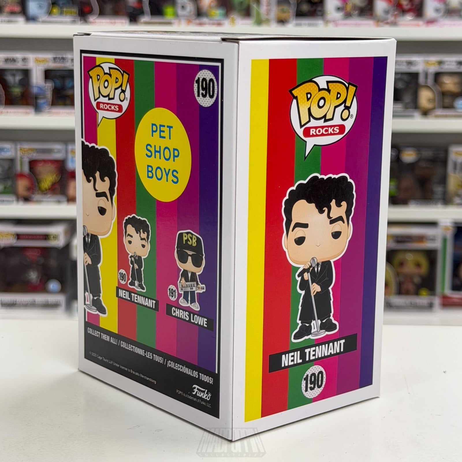 Funko Pop Rocks Pet Shop Boys Neil Tennant 190 New Wave 80s Music Vinyl Figure