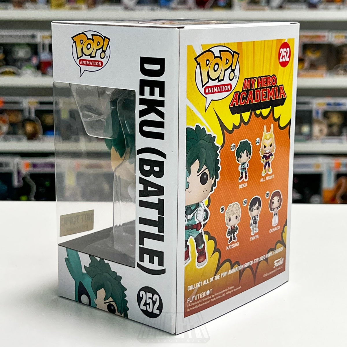 Funko Pop Anime My Hero Academia Deku Battle Hot Topic 252 Izuku Midoria Figure