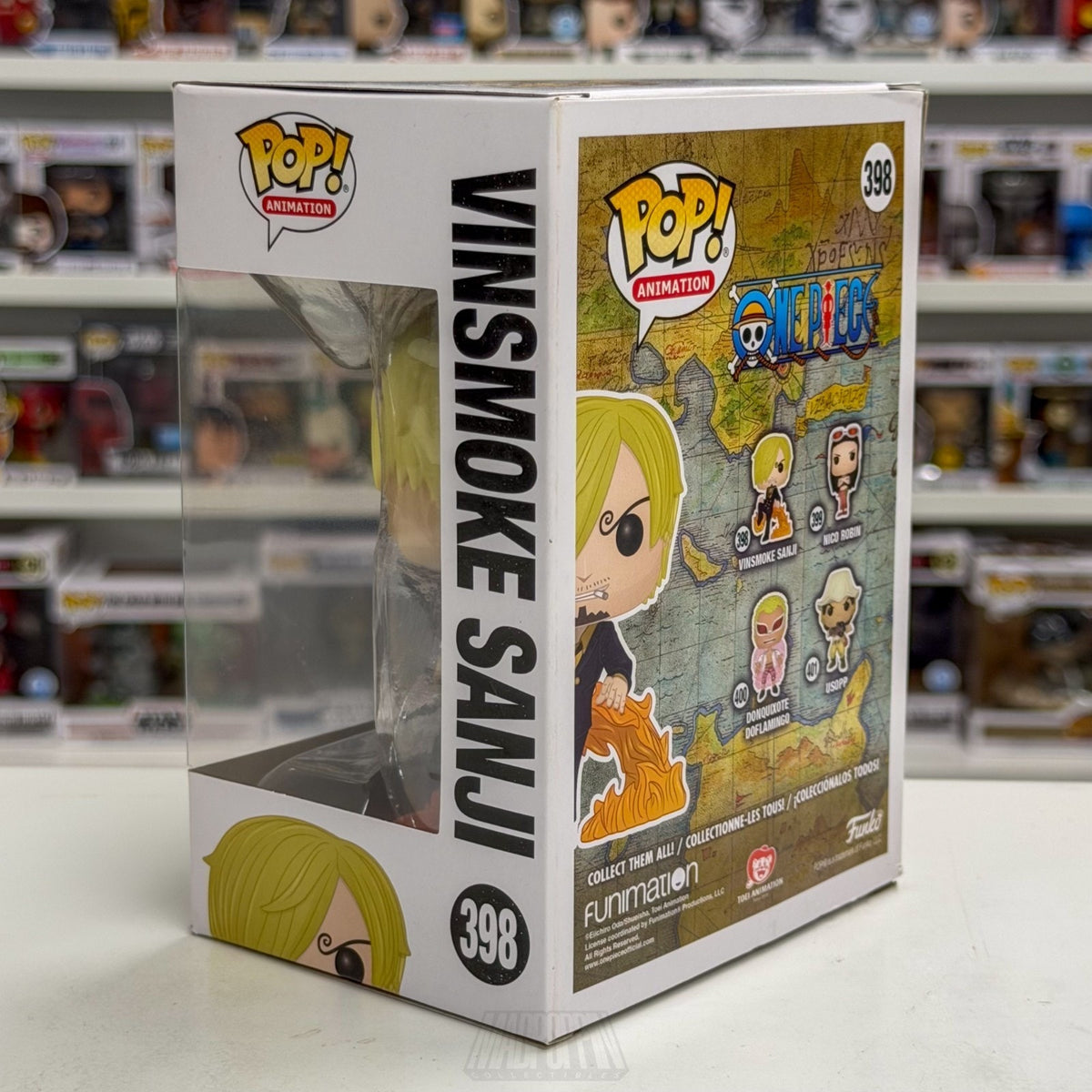 Funko Pop Anime One Piece Vinsmoke Sanji 398 Japan Manga Pirate Toy Vinyl Figure
