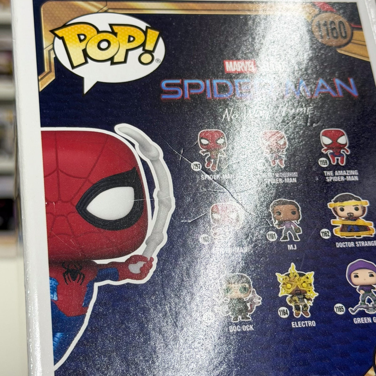Funko Pop Marvel No Way Home Spider-Man Finale Suit Metallic 1160 Vinyl Figure