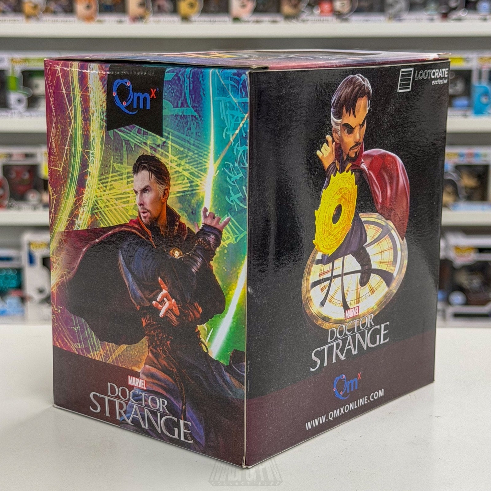 QMX Quantum Mechanix Q Fig Marvel Doctor Strange LootCrate Exclusive PVC Figure