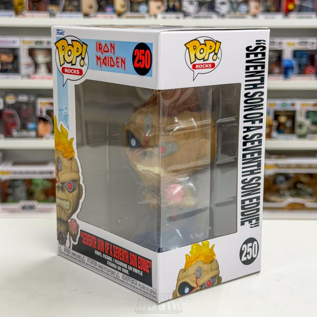 Funko Pop Rocks Iron Maiden Seventh Son of a Seventh Eddie 250 Metal Toy Figure