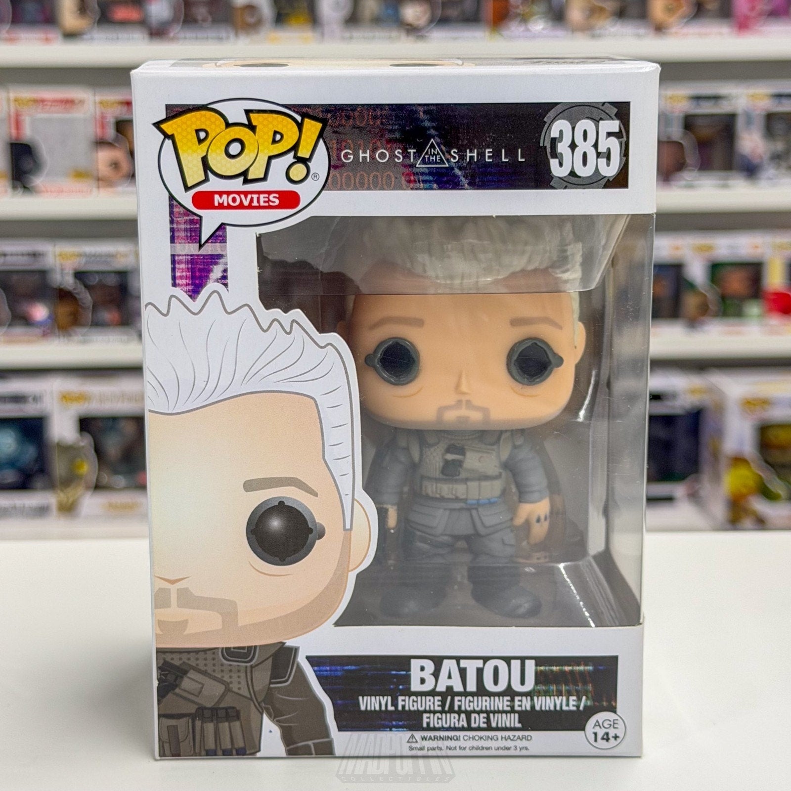 Funko Pop Movies Ghost in the Shell Batou 385 Cyberpunk Action Toy Vinyl Figure