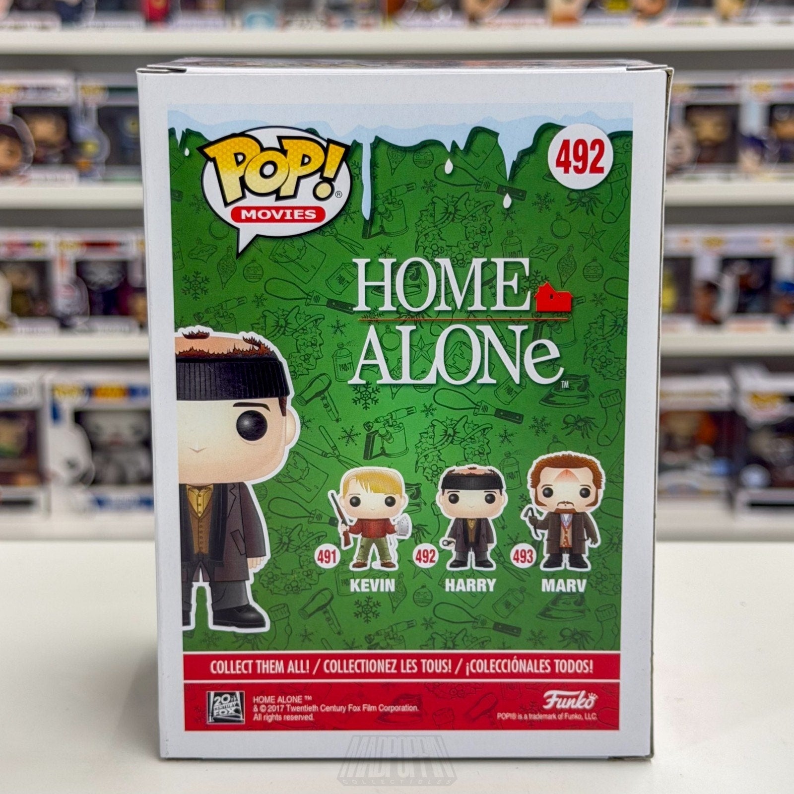 Funko Pop Movies Home Alone Harry 492 Burglar Wet Bandits Chicago Vinyl Figure