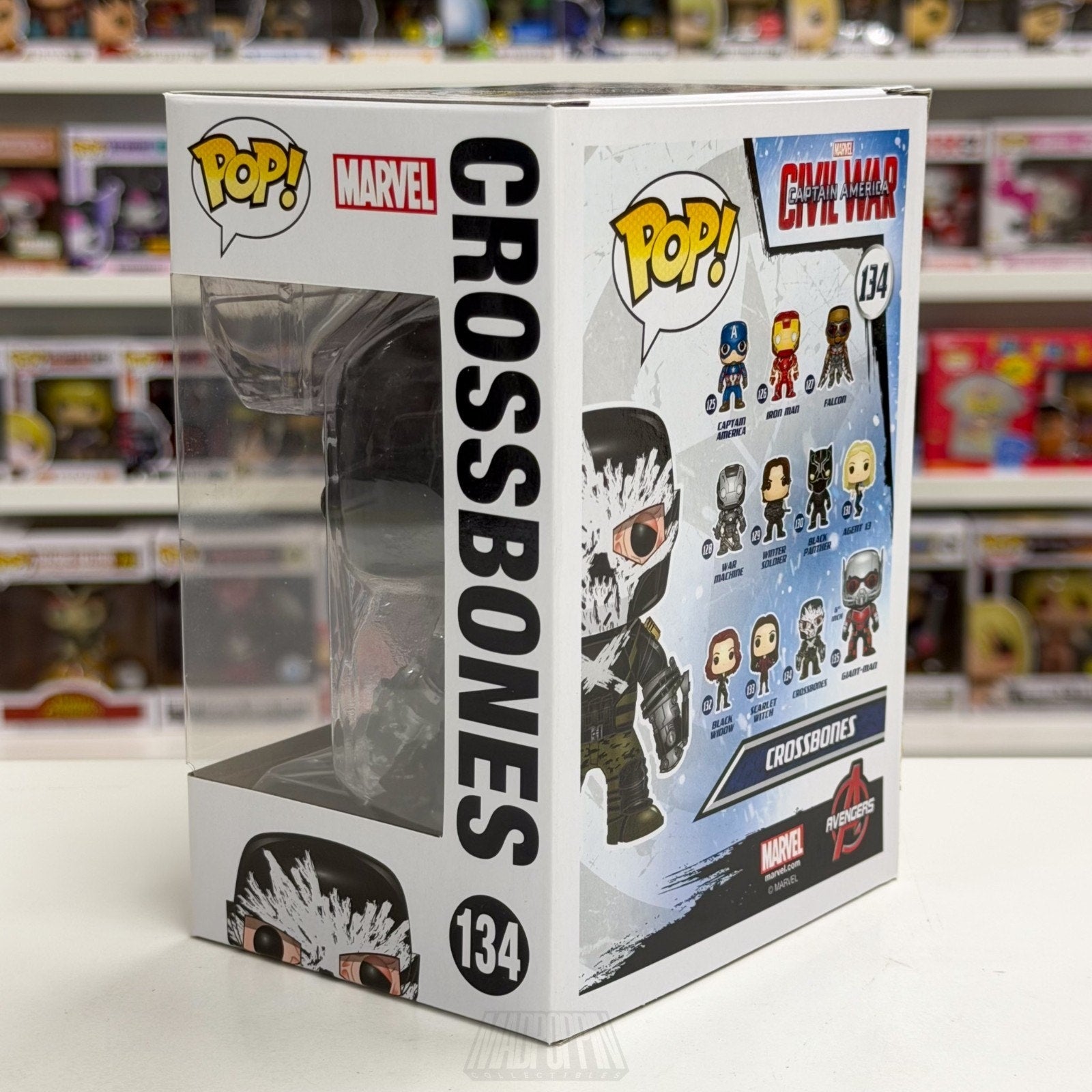 Funko Pop Marvel Captain America Civil War Crossbones 134 Hydra Toy Vinyl Figure