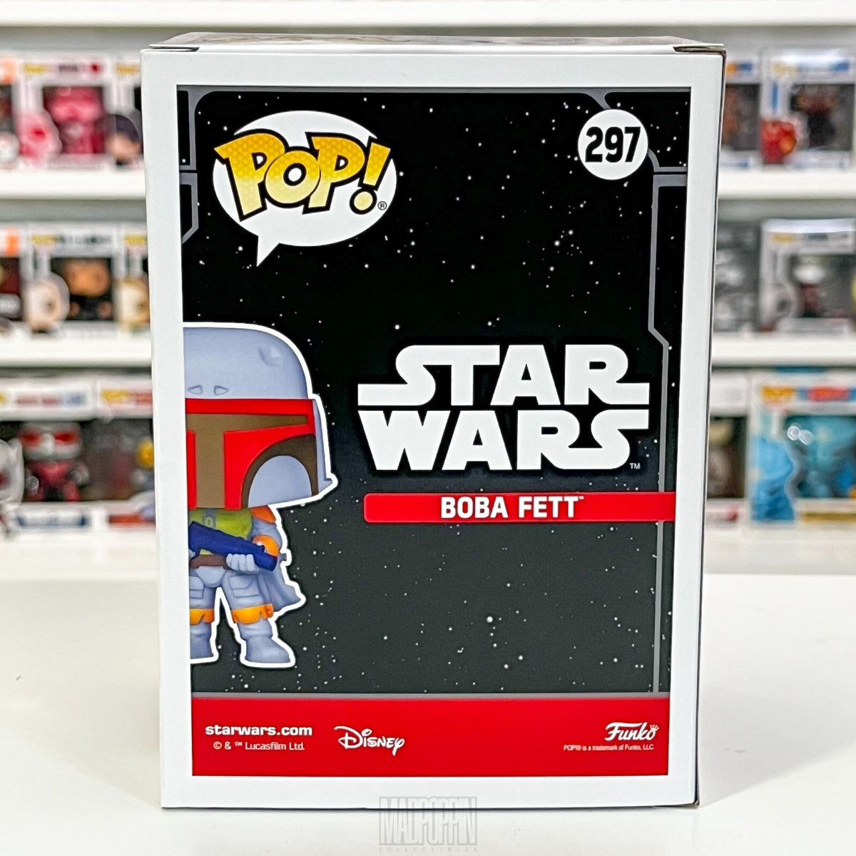 Funko Pop Star Wars Boba Fett Retro Color BAIT 297 Bounty Hunter Vinyl Figure
