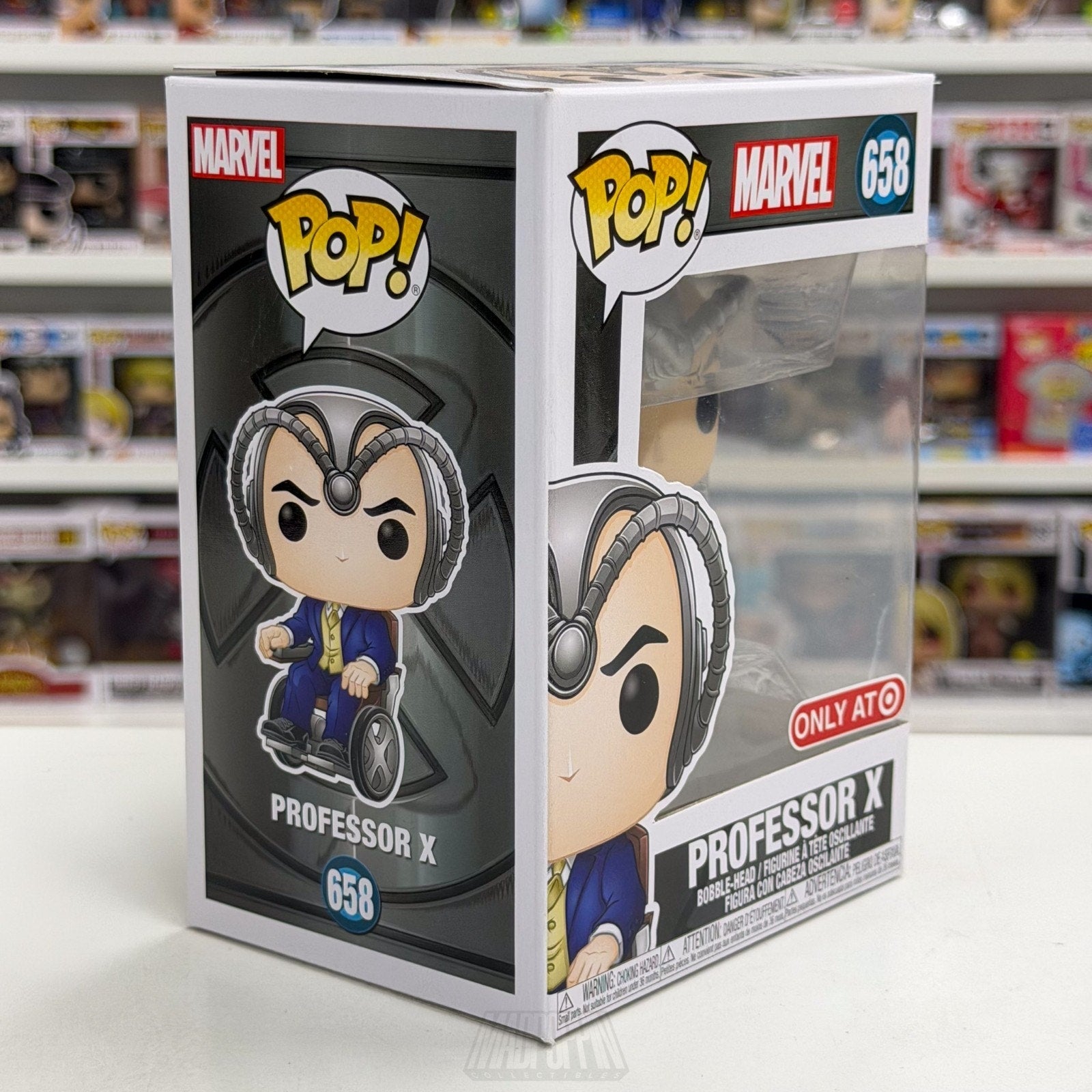 Funko Pop Marvel X-Men Professor X Cerebro Target 658 Mutant Toy Vinyl Figure