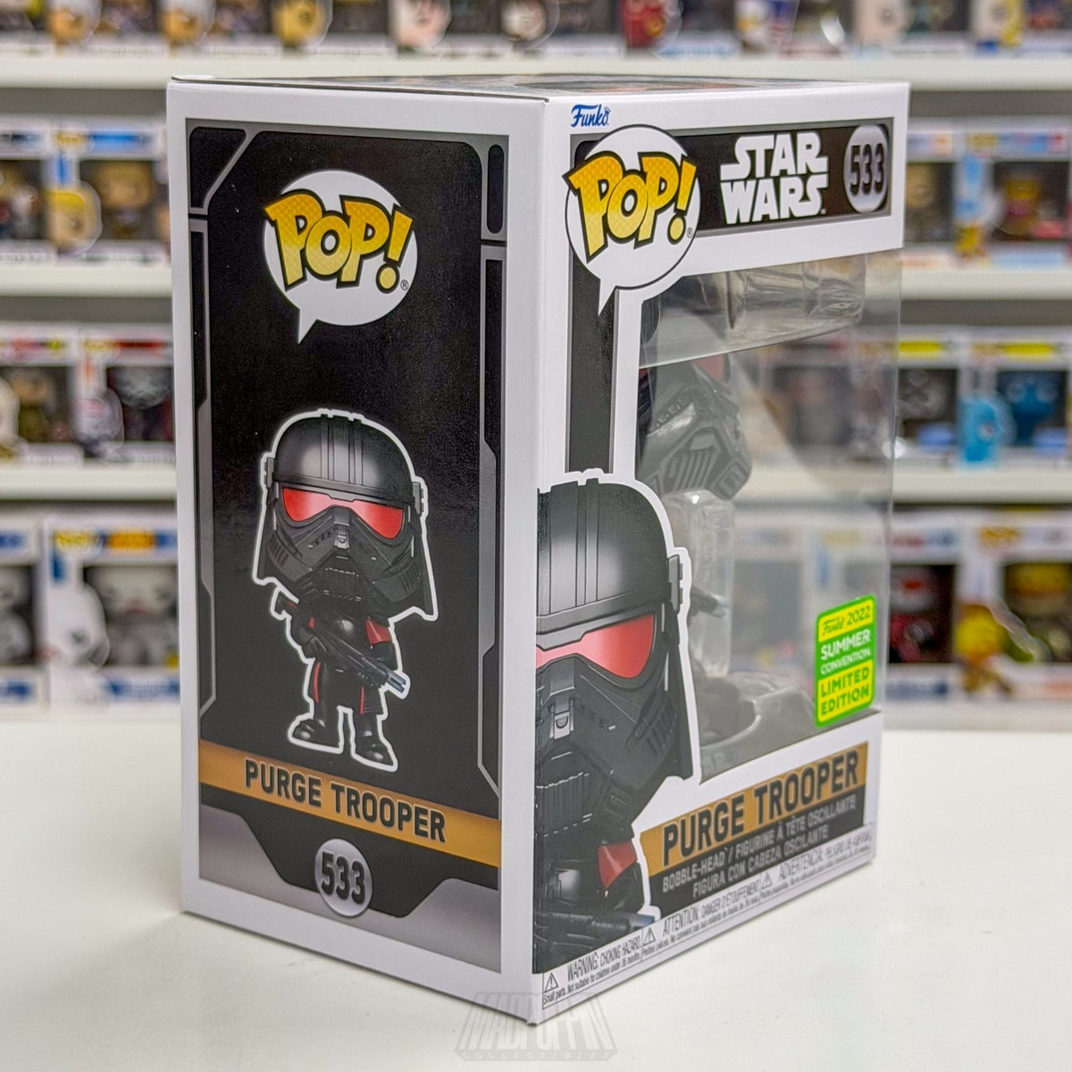Funko Pop Star Wars Purge Trooper ECCC Spring Con 533 Galactic Empire Toy Figure