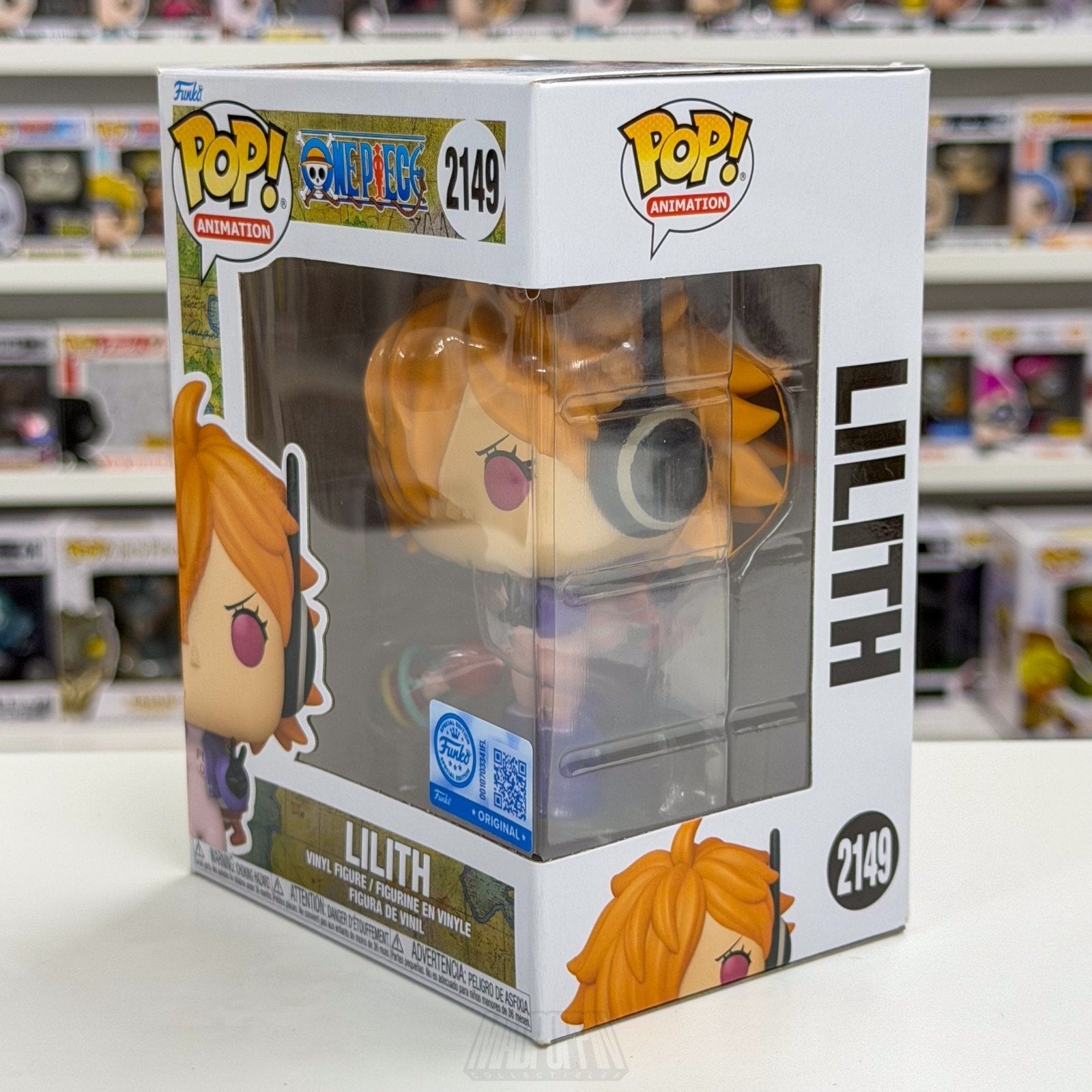 Funko Pop Anime One Piece Lilith Target 2149 Vegapunk Toy Manga Vinyl Figure
