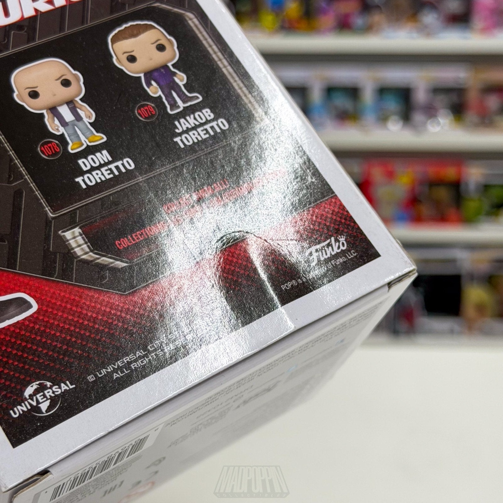 Funko Pop Movies Fast & Furious Jakob Toretto 1079 Toy Drag Racing Vinyl Figure