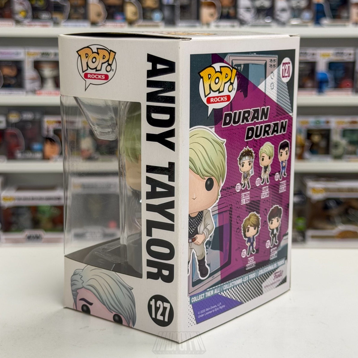 Funko Pop Rocks Duran Duran Andy Taylor 127 English New Wave Band Vinyl Figure
