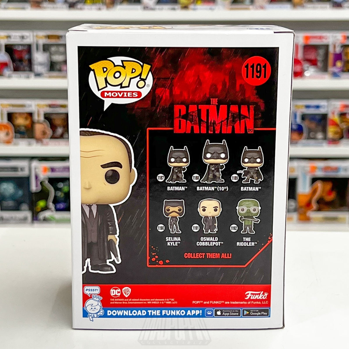 Funko Pop Movies DC The Batman Oswald Cobblepot 1191 Penguin Vinyl Figure Comics