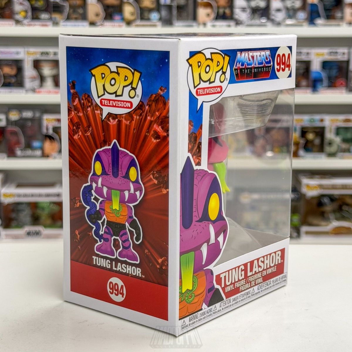 Funko Pop TV Masters of Universe MOTU Tung Lashor 994 Cartoon 80s Vinyl Figure