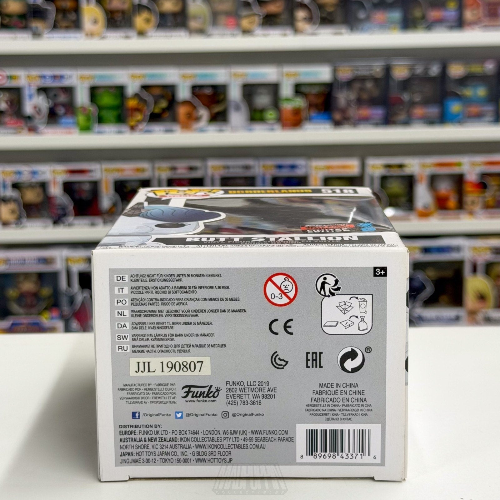 Funko Pop Games Borderlands Butt Stallion NYCC 518 Diamond Pony Toy Vinyl Figure