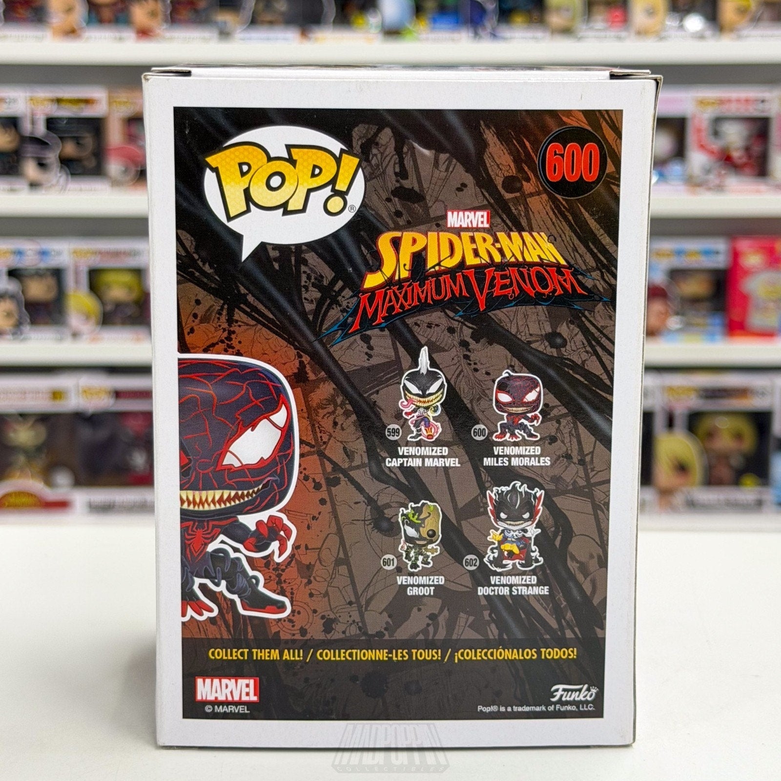 Funko Pop Marvel Spider-Man Maximum Venomized Miles Morales 600 Toy Vinyl Figure