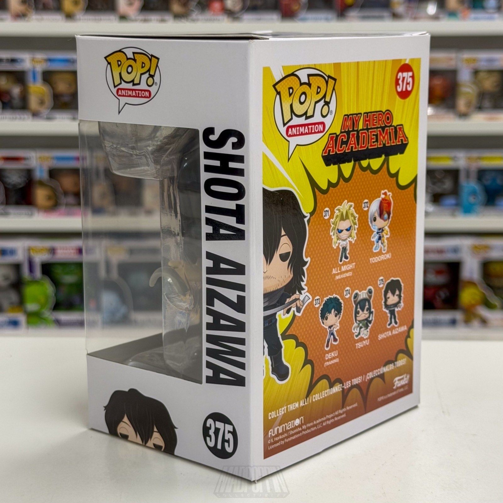 Funko Pop Anime My Hero Academia Shota Aizawa 375 Japan Manga Toy Vinyl Figure