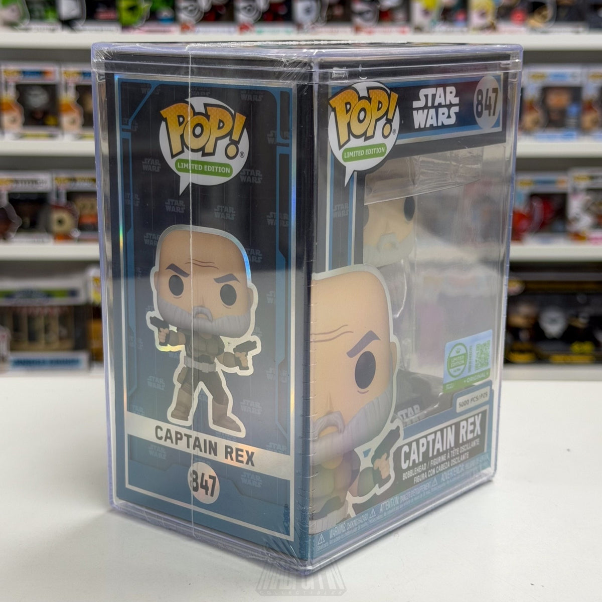 Funko Pop Star Wars Captain Rex No Helmet Chalice Collectibles 847 Vinyl Figure
