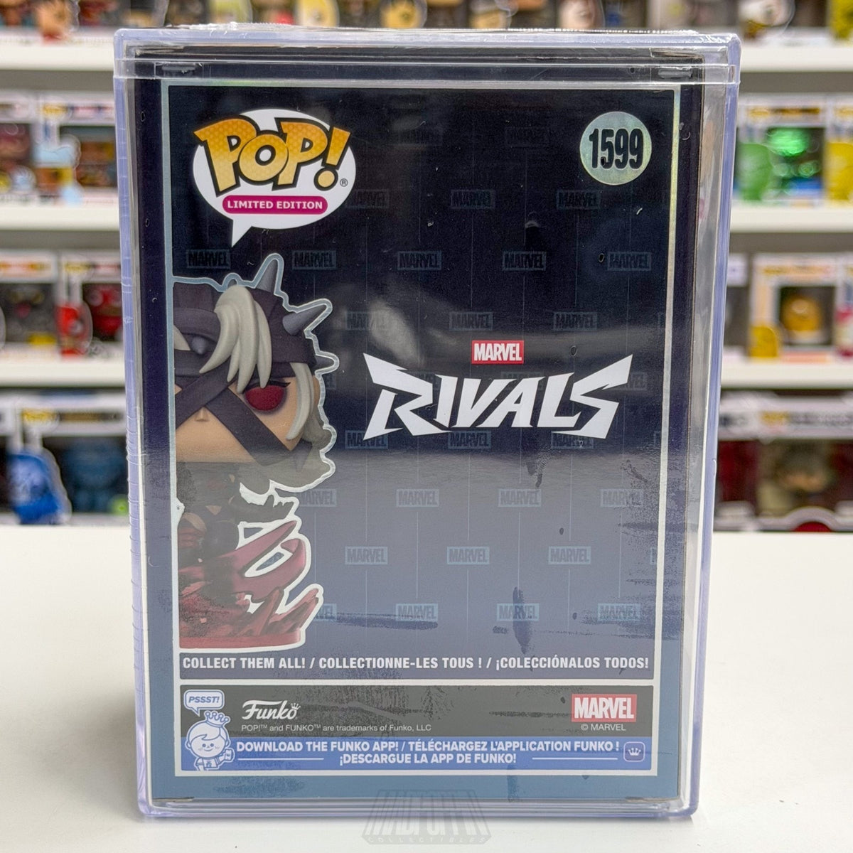 Funko Pop Marvel Rivals Malice 1599 SDCC 2026 Video Game OFFICIAL CON STICKER