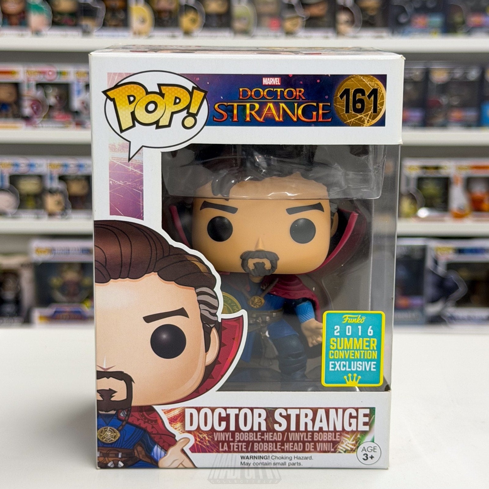Funko Pop Marvel Doctor Strange w/Rune SDCC 161 Sorcerer Supreme Vinyl Figure