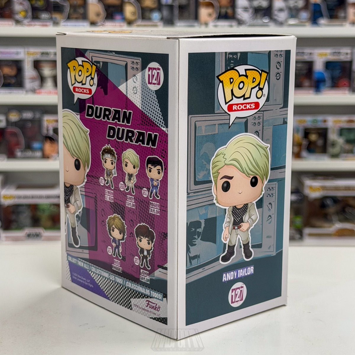Funko Pop Rocks Duran Duran Andy Taylor 127 English New Wave Band Vinyl Figure