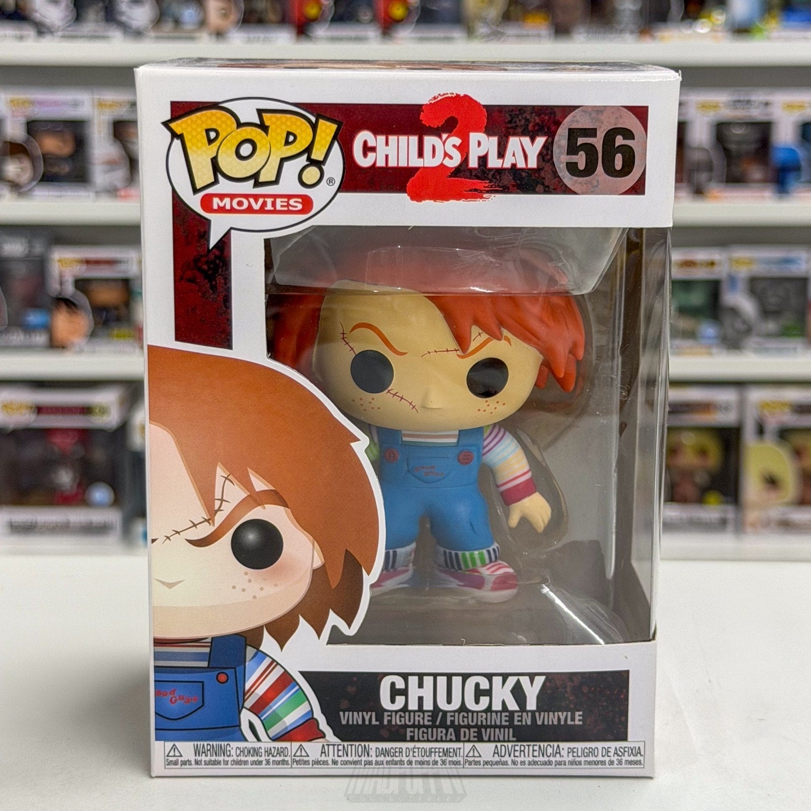 Funko Pop Movies Childs Play 2 Chucky 56 Good Guy Doll Horror Toy Vinyl Figure
