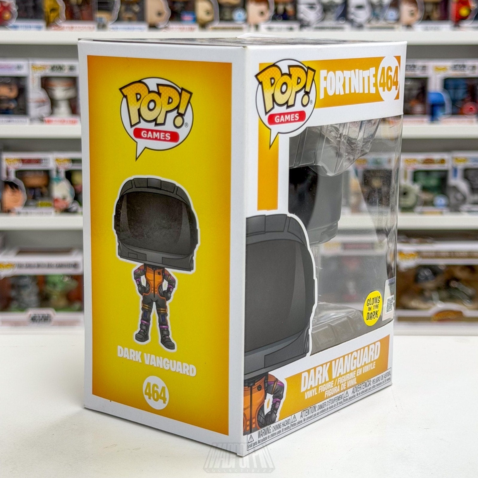 Funko Pop Games Fortnite Dark Vanguard Glow 464 Survival Battle Royale Figure