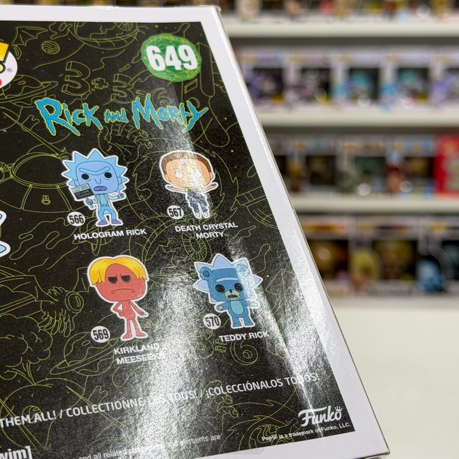 Funko Pop Animation Rick & Morty w/Crown King of $#+ GameStop 649 Vinyl Figure