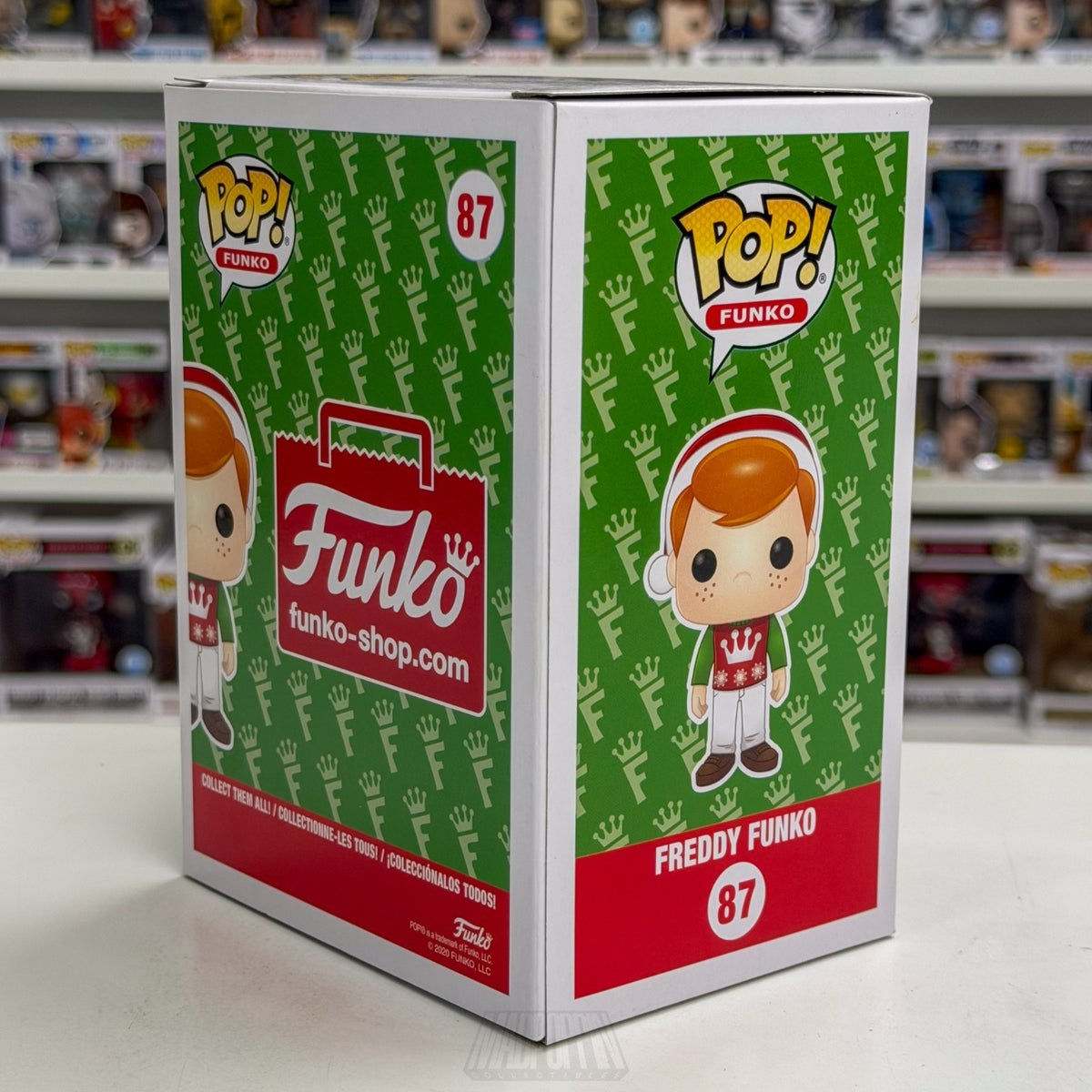 Funko Pop Freddy Santa Exclusive 87 Christmas Sweater Holiday Toy Vinyl Figure