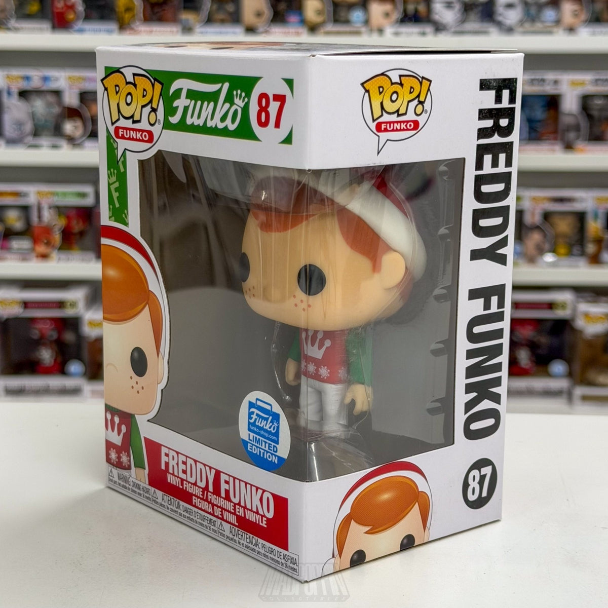 Funko Pop Freddy Santa Exclusive 87 Christmas Sweater Holiday Toy Vinyl Figure
