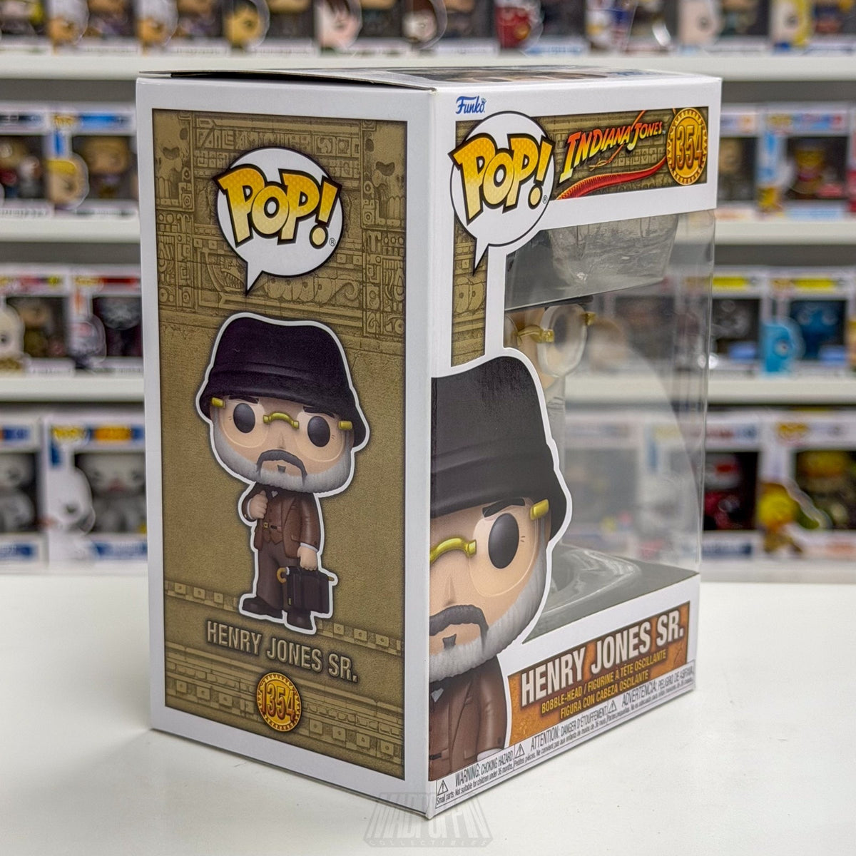 Funko Pop Movies Indiana Jones Professor Henry Sr 1354 Scottish Toy Vinyl Figure
