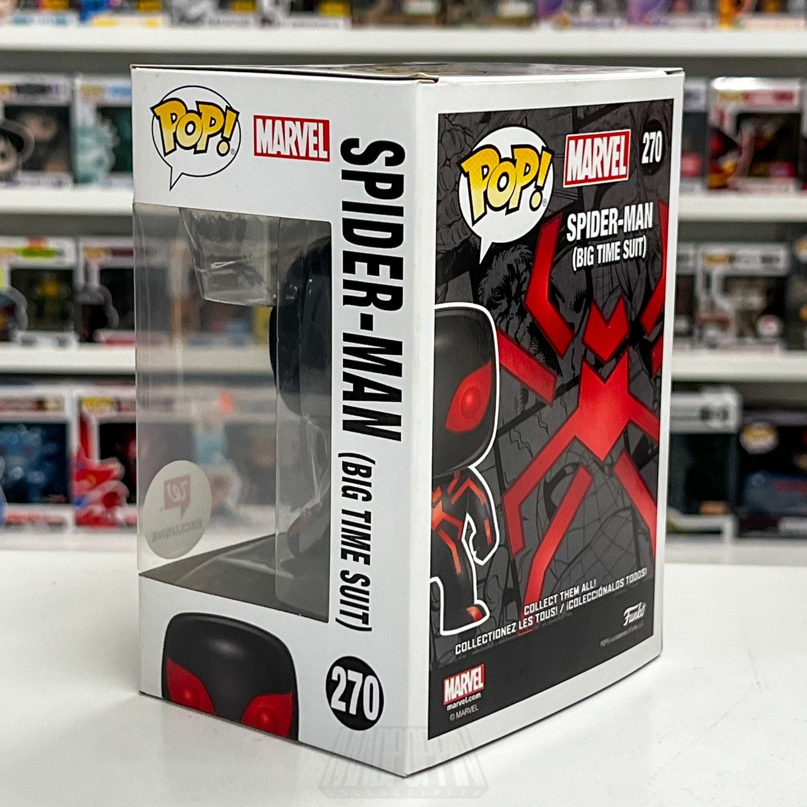 Funko Pop Marvel Spider-Man Big-Time Suit Walgreens 270 Peter Parker Toy Figure