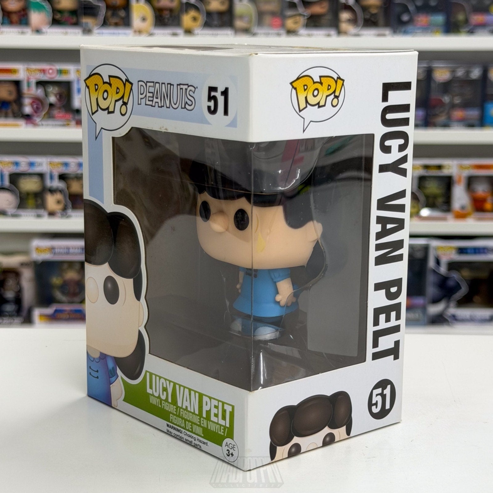 Funko Pop Peanuts Lucille Lucy Van Pelt 51 Animation Comic Strip Vinyl Figure