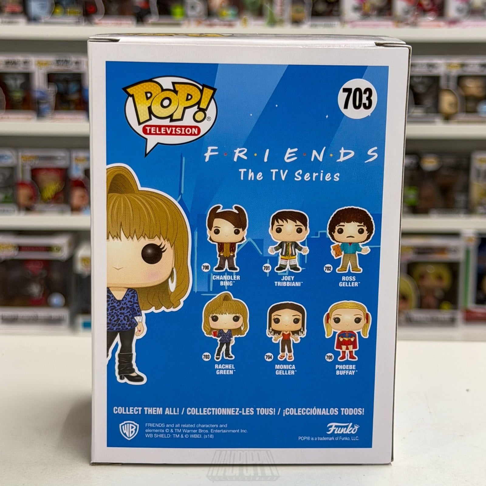 Funko Pop TV Friedsn Rachel Green 80s Hair 703 Comedy Sitcom Toy Vinyl Figure