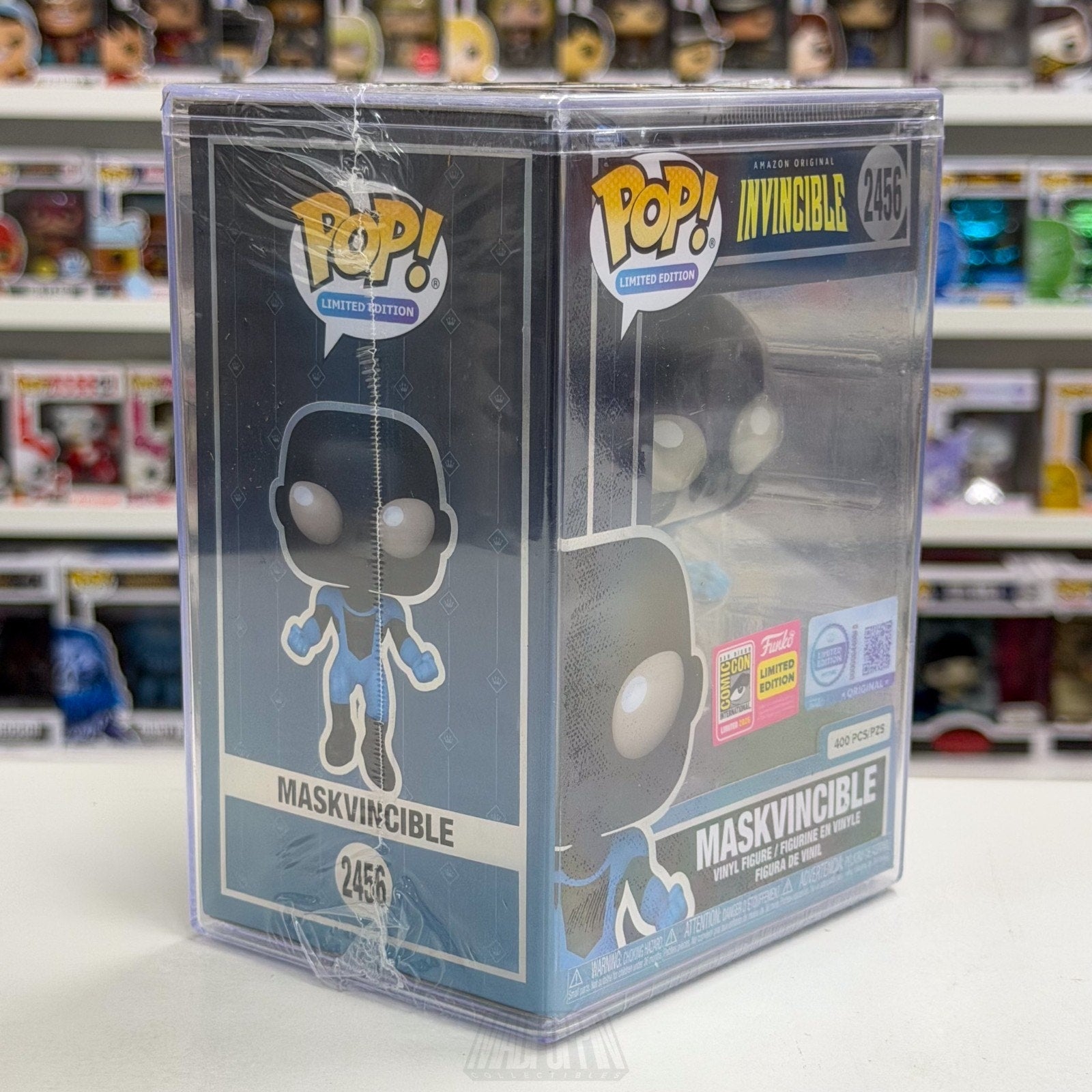 Funko Pop Invincible Maskvincible 2456 SDCC 2026 LE 400 Toy OFFICIAL CON STICKER