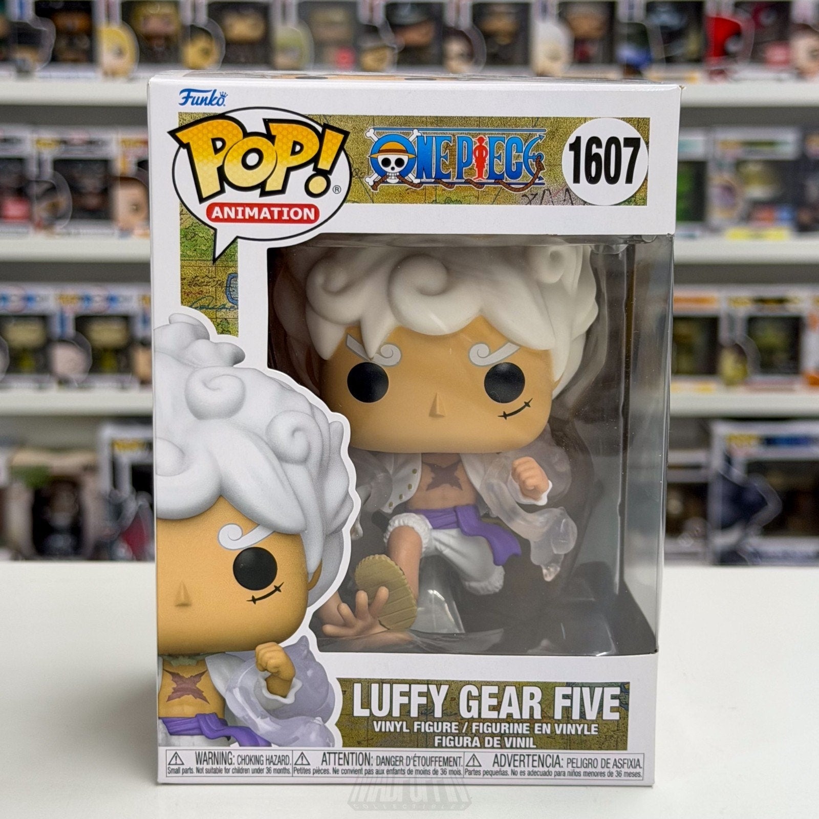 Funko Pop Anime One Piece Luffy Gear Five 1607 Japanese Manga Toy Vinyl Figure