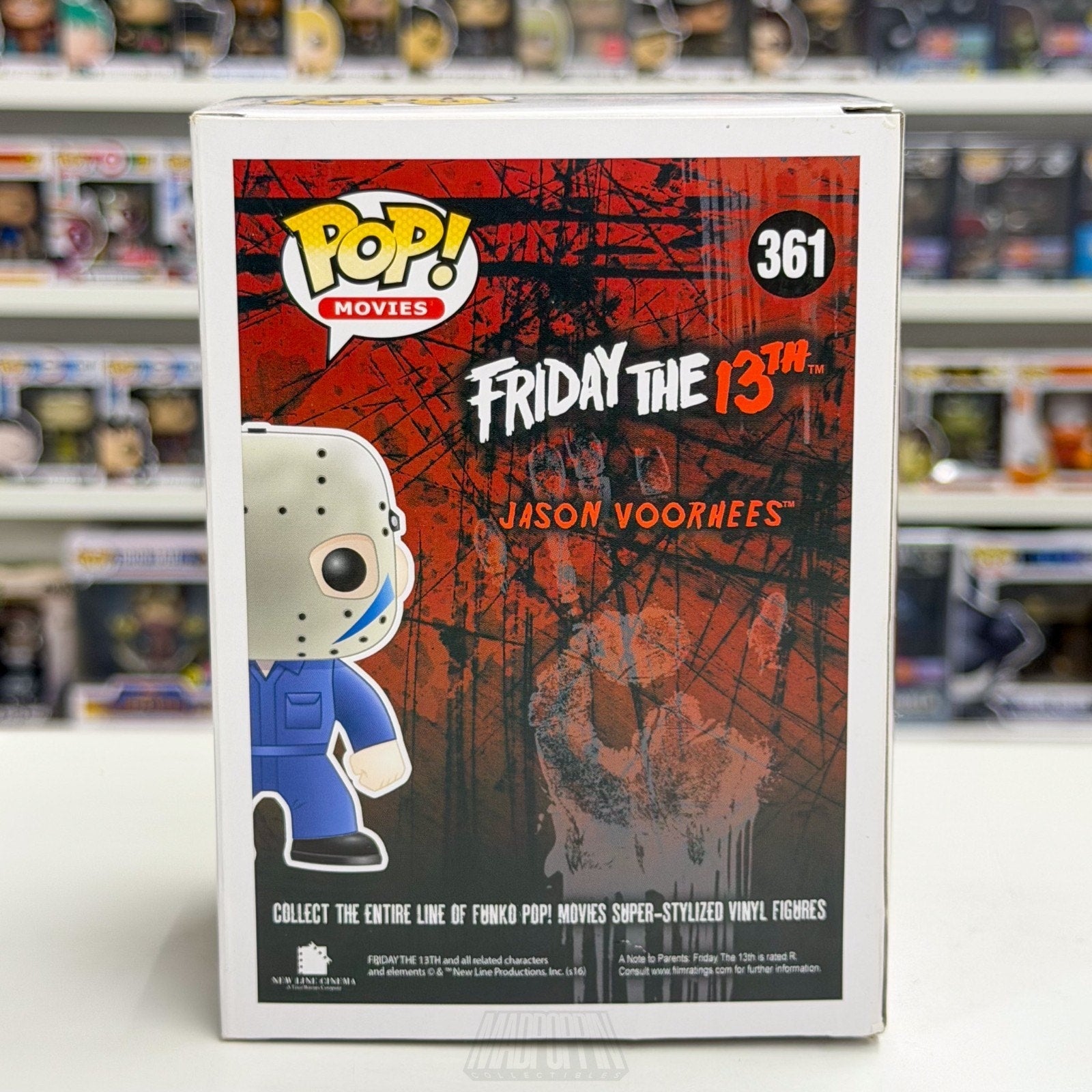 Funko Pop Movies Friday 13th Jason Voorhees Part 5 Blue Hot Topic 361 Toy Figure