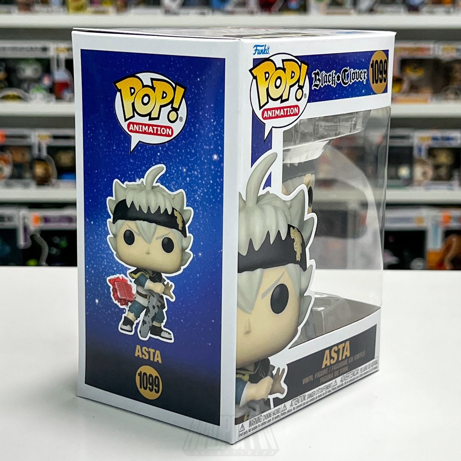Funko Pop Anime Black Clover Asta 1099 Wizard King Japanese Manga Vinyl Figure