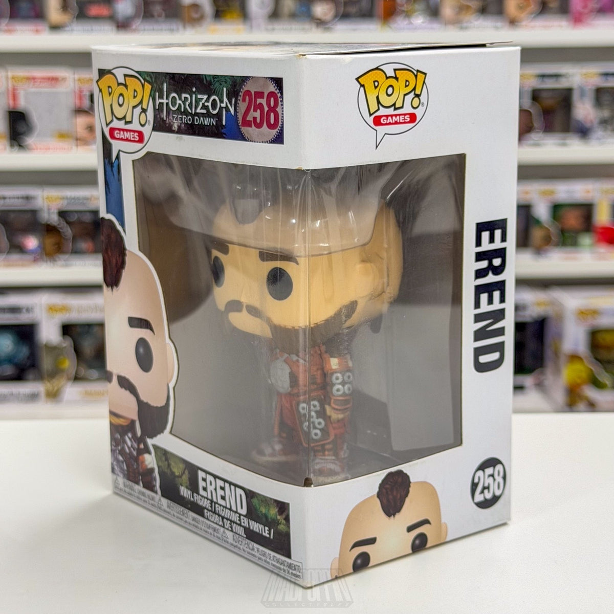 Funko Pop Video Games Horizon Zero Dawn Erend Vanguardsman 258 Toy Vinyl Figure