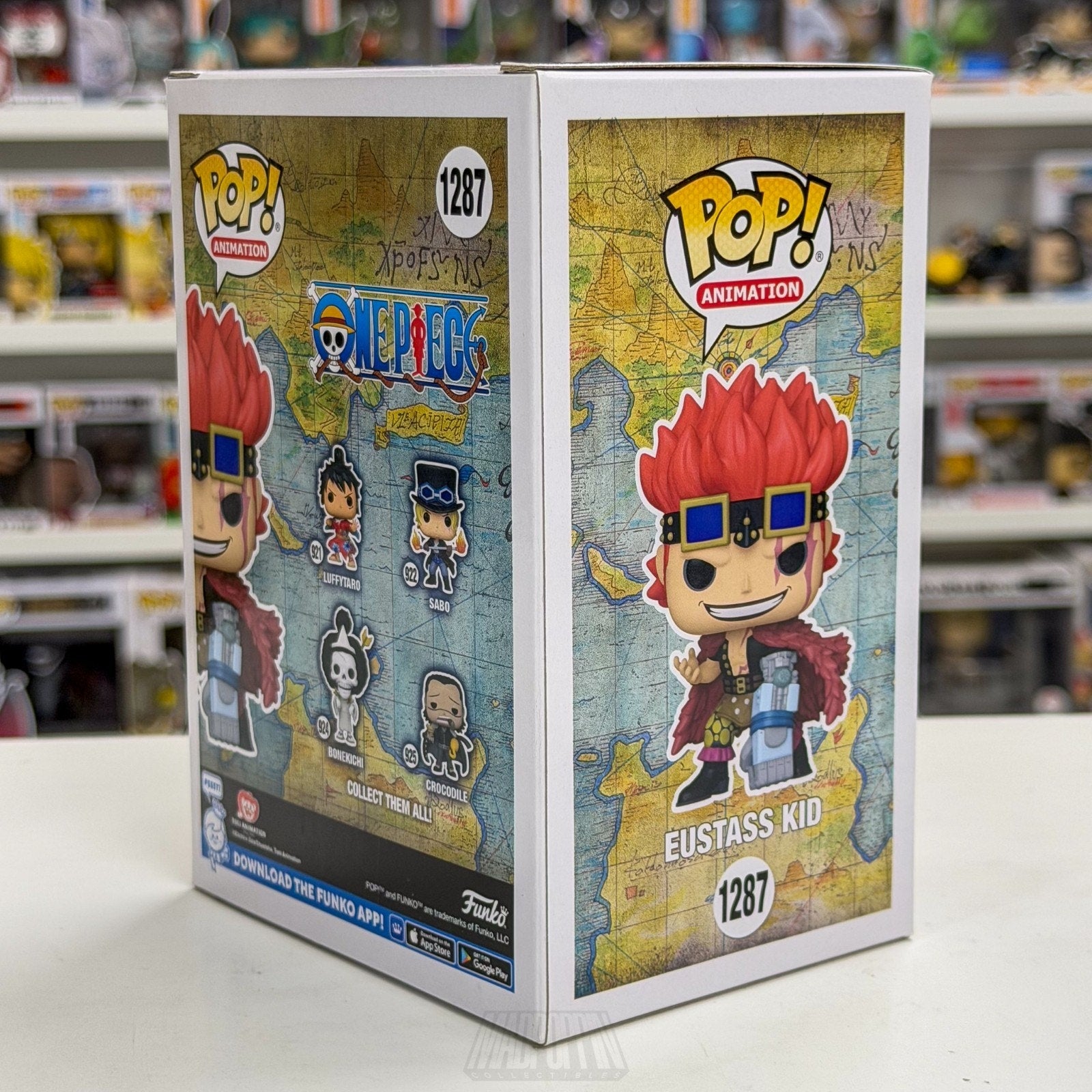 Funko Pop Anime One Piece Eustass Kid WonderCon 1287 Pirate RARE Vinyl Figure