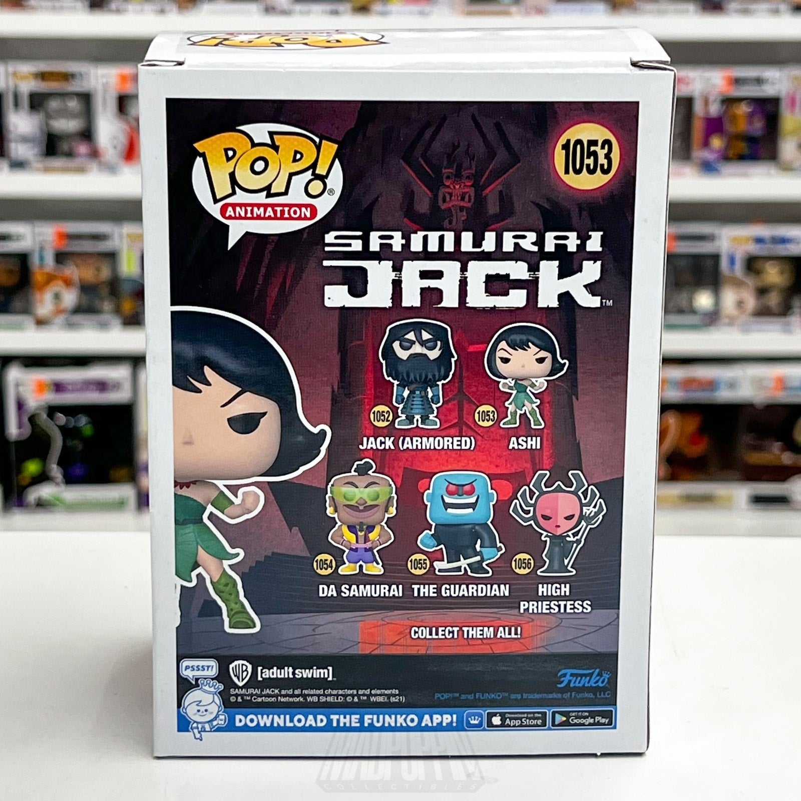 Funko Pop Animation Samurai Jack Ashi 1053 Figure Cartoon Network Adult Swim