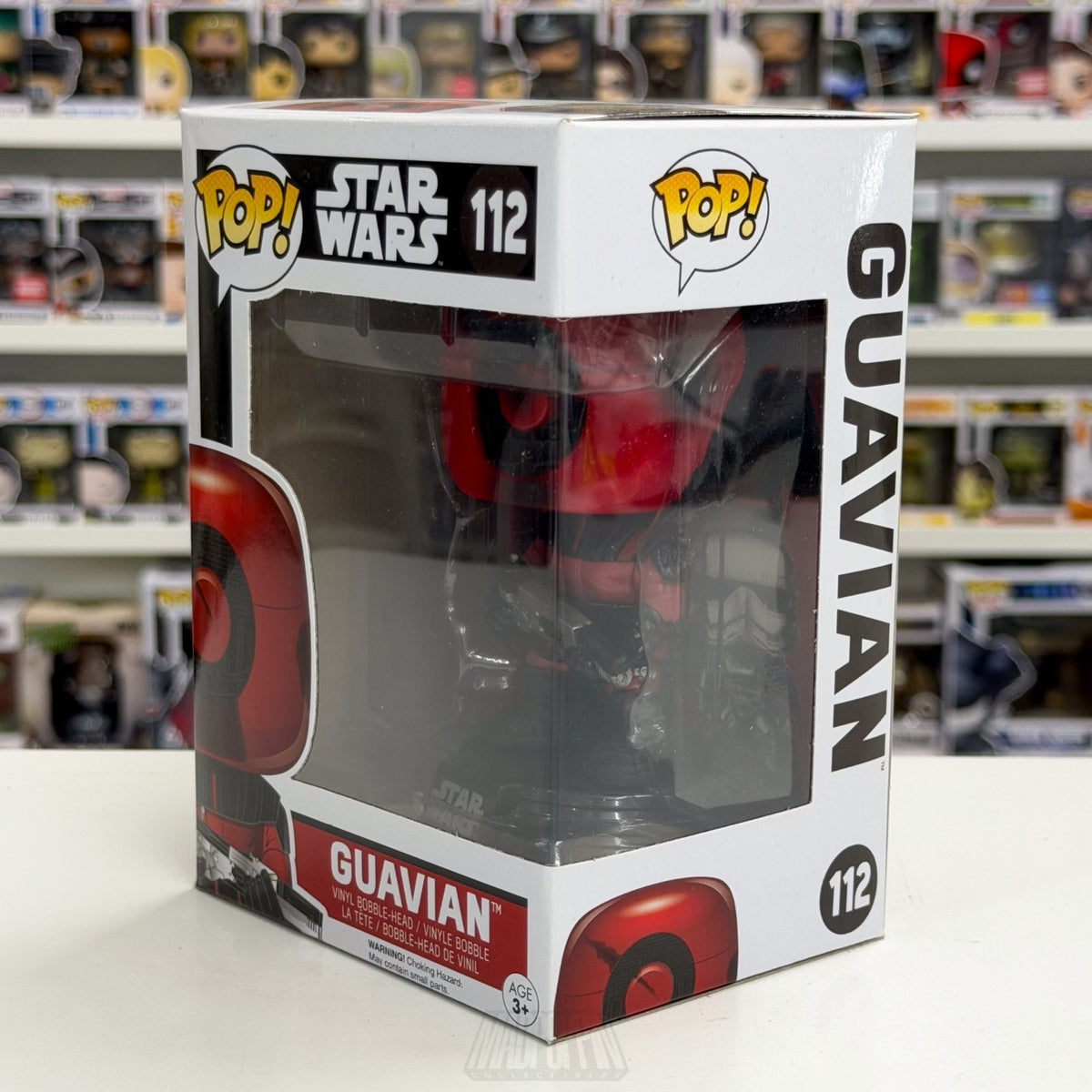 Funko Pop Star Wars EP 7 Force Awakens Guavian 112 Red Armor Toy Vinyl Figure
