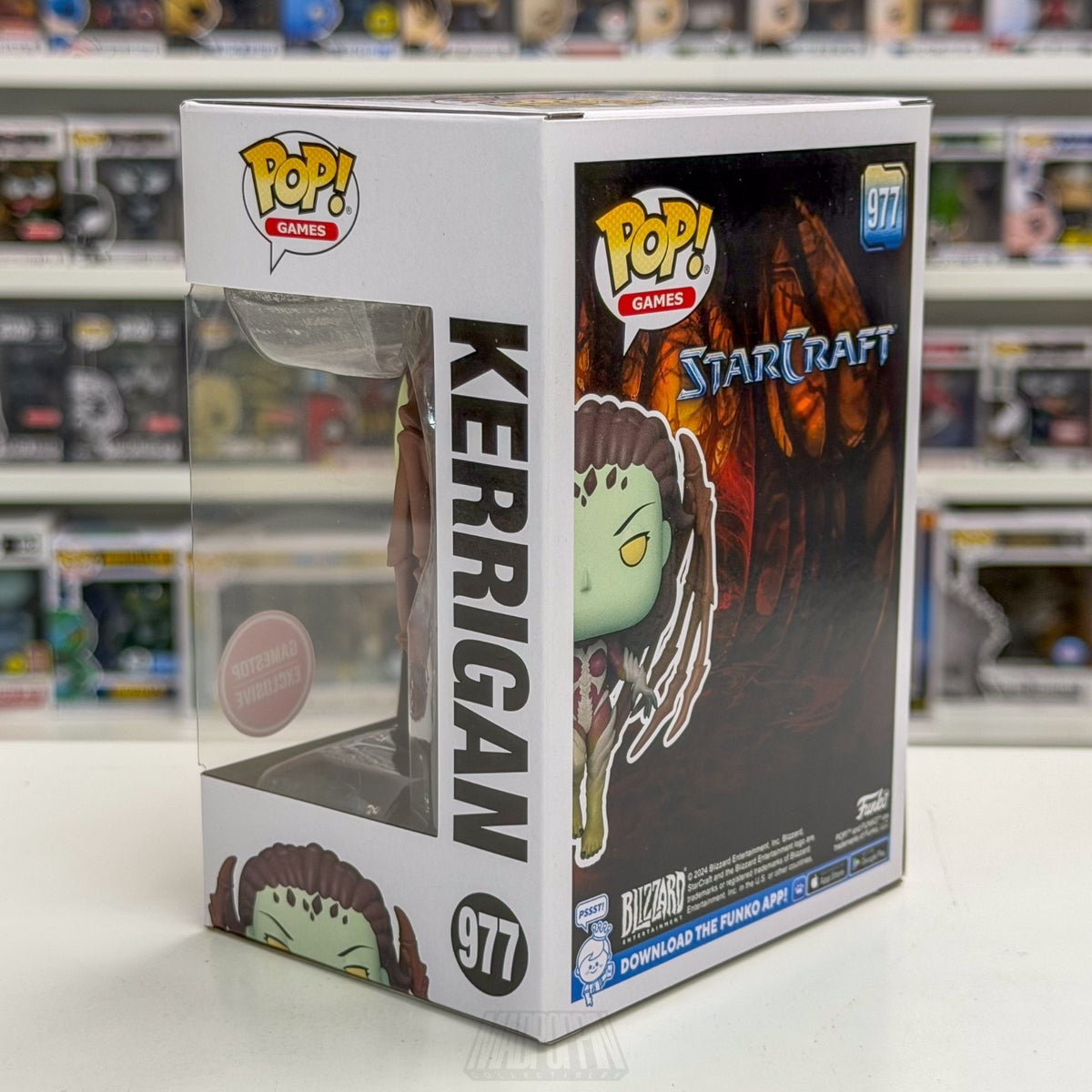 Funko Pop Video Games Starcraft Kerrigan GameStop 977 Blizzard Toy Vinyl Figure