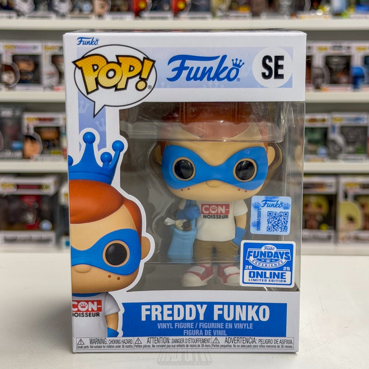 Funko Pop Fundays Experience Freddy CON-noisseur Shirt SE Mascot Vinyl Figure