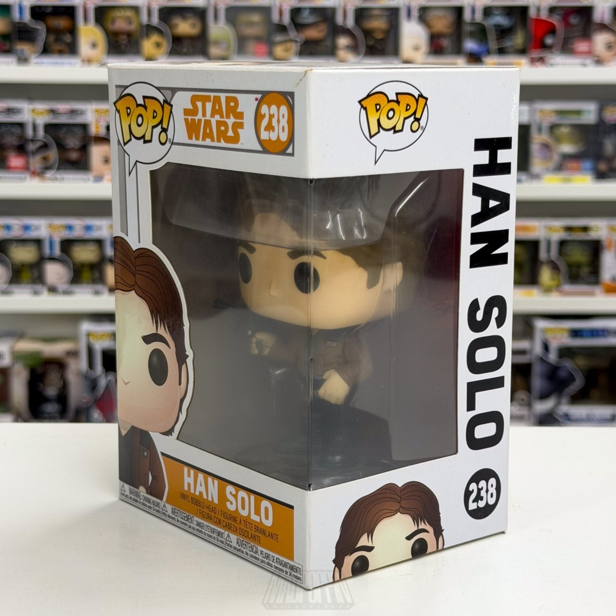 Funko Pop Star Wars Han Solo 238 Origin Story Pilot Smuggler Toy Vinyl Figure