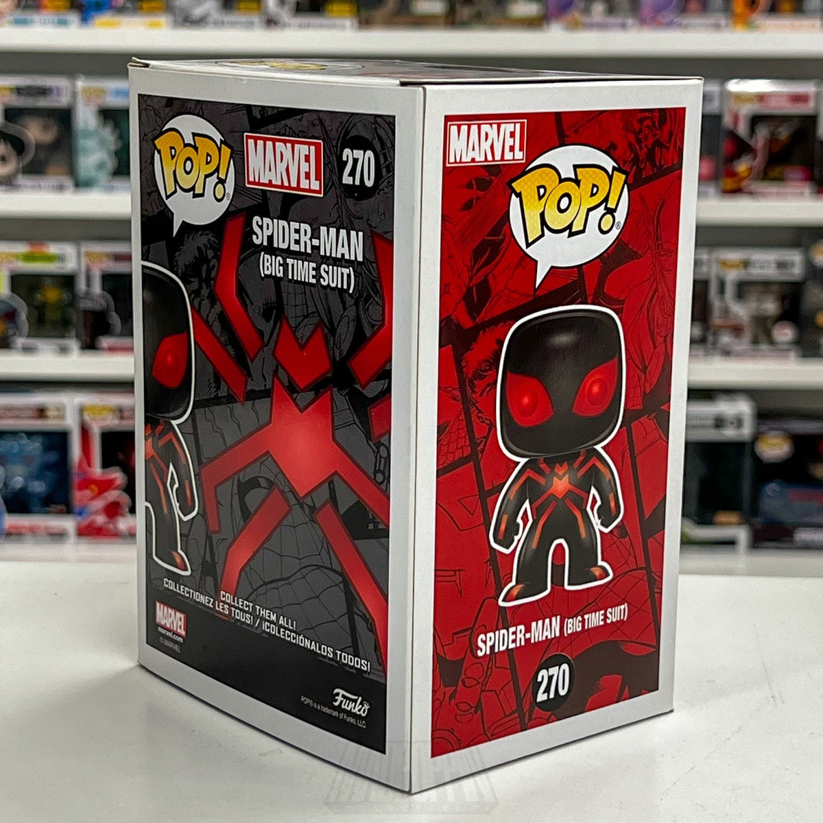 Funko Pop Marvel Spider-Man Big-Time Suit Walgreens 270 Peter Parker Toy Figure