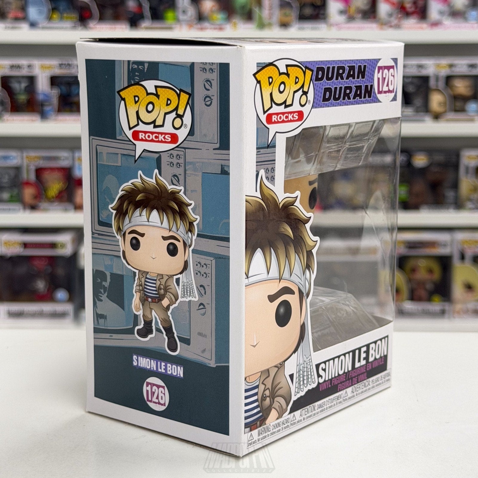 Funko Pop Rocks Duran Duran Simon Le Bon 126 Music English New Wave Vinyl Figure