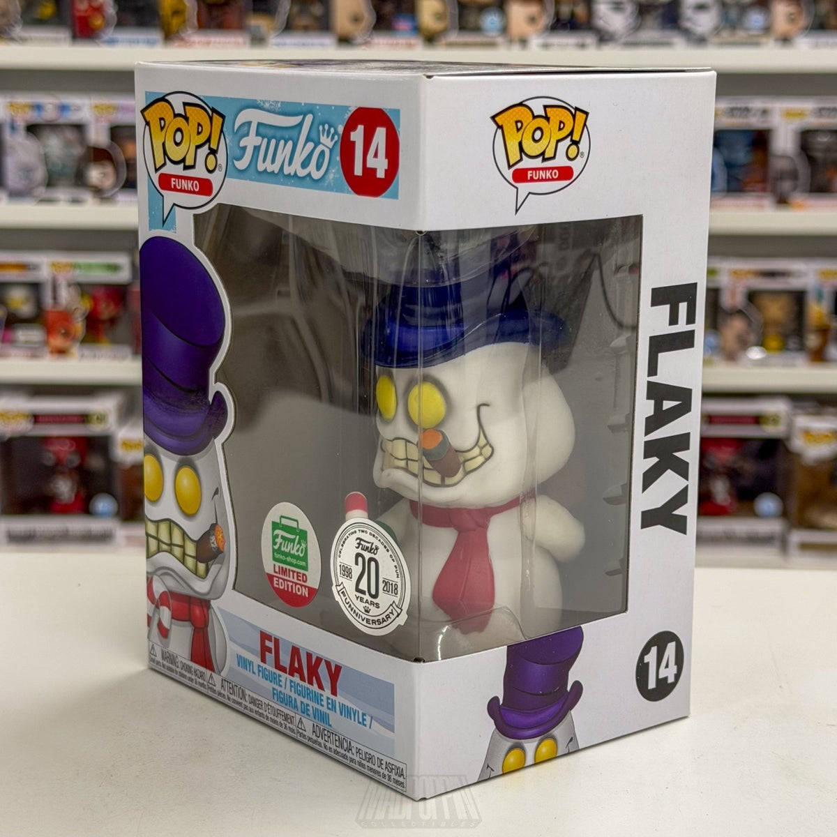 Funko Pop Fantastik Plastik Flaky 12 Days of Christmas 14 Snowman Vinyl Figure