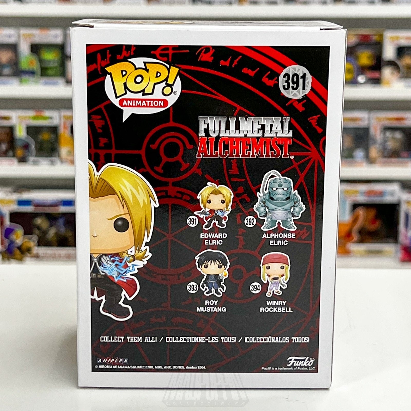Funko Pop Anime Fullmetal Alchemist Edward Elric 391 Manga Toy Vinyl Figure