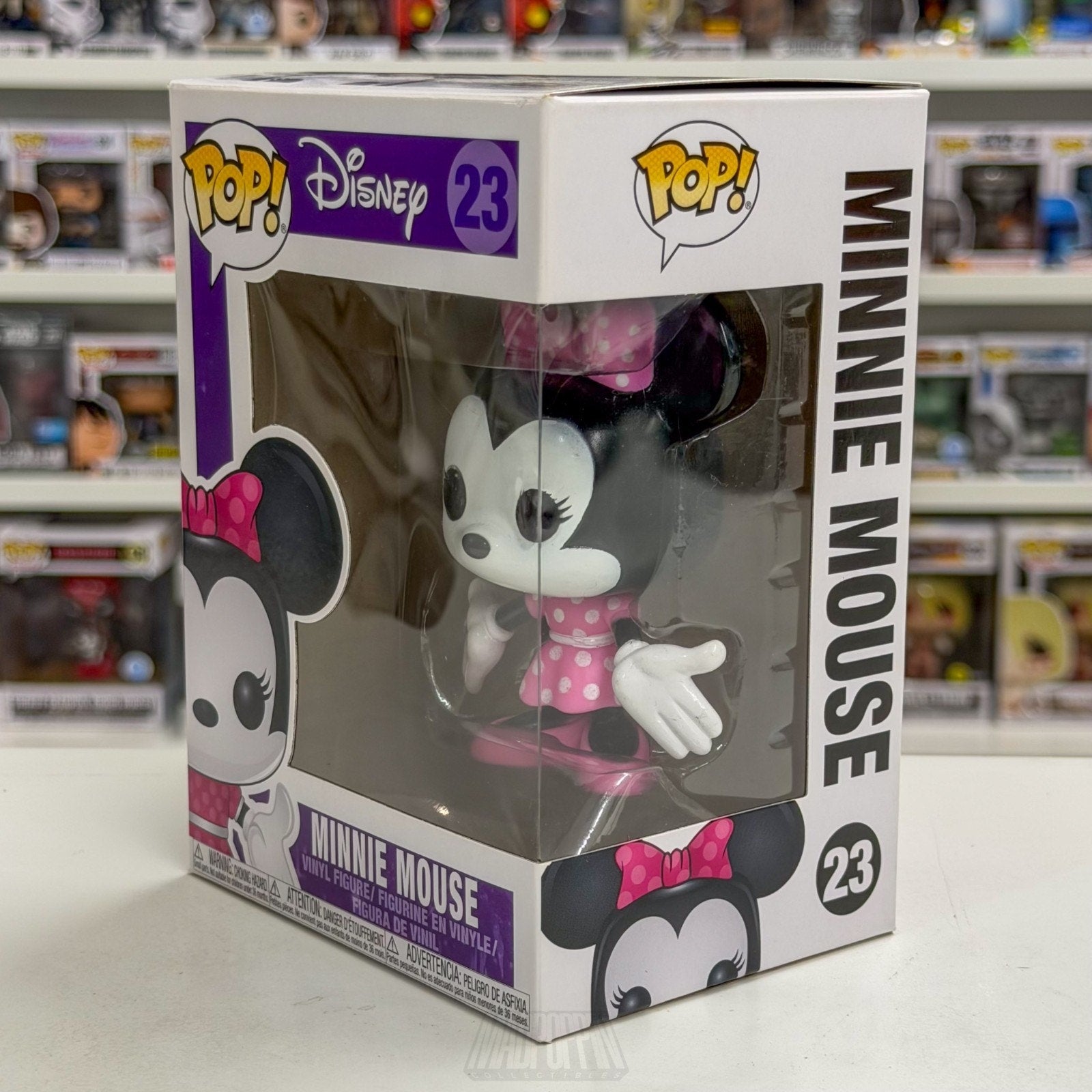 Funko Pop Disney Minnie Mouse w/Pink Bow 23 Mickeys Sweetheart Toy Vinyl Figure