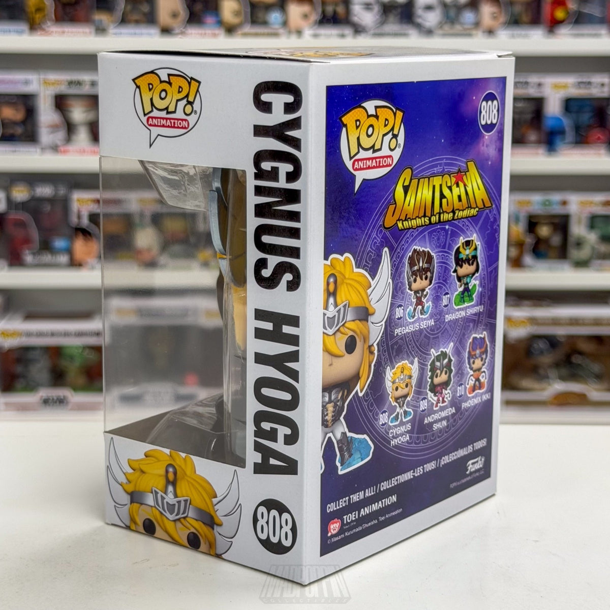 Funko Pop Anime Saint Seiya Cygnus Hyoga 808 Japanese Manga Toy Vinyl Figure